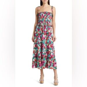Lost + Wander Multicolor Floral Dress